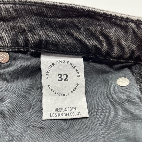 Lovers And Friends Reece High‎ Rise Slim Straight Black - Picture 8 of 11